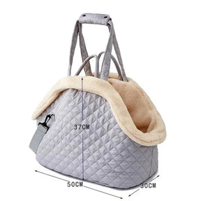 Insulated Pet Carrier Bag with Shoulder Strap & Car Seat Use – Renvo™