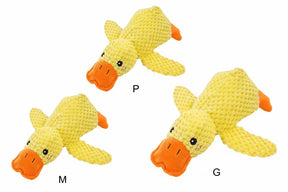 Plush Duck Pet Toy – Soft Wool Stuffed Chew Toy – Quacko™