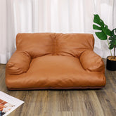 Pet Sofa Bed with Removable Cover & Non-Slip Base – HavenLuxe™