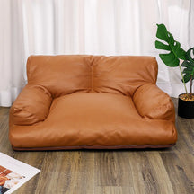 Pet Sofa Bed with Removable Cover & Non-Slip Base – HavenLuxe™