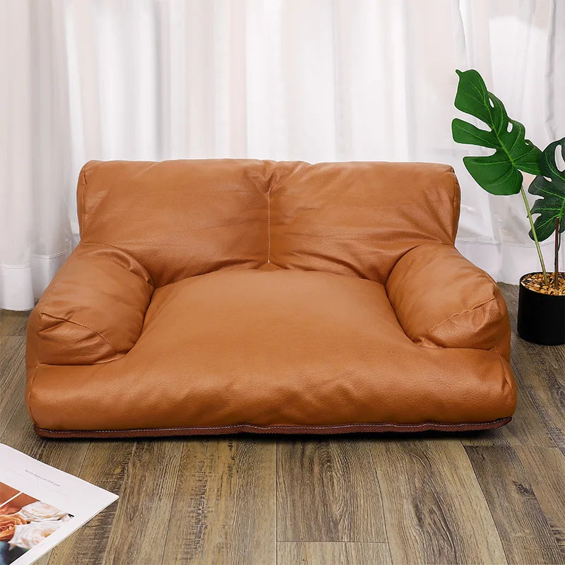 Pet Sofa Bed with Removable Cover & Non-Slip Base – HavenLuxe™