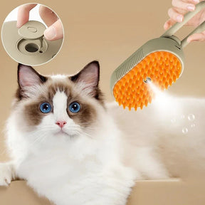Steam Pet Grooming Brush – Hair Remover for Dogs & Cats – Steamzo™