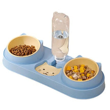 Double Pet Feeding Bowl & Gravity Water Dispenser Set – Cravo™