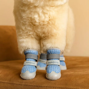 Non-Slip Dog Shoes with Breathable Mesh & Reflective Detail – PawFlex™