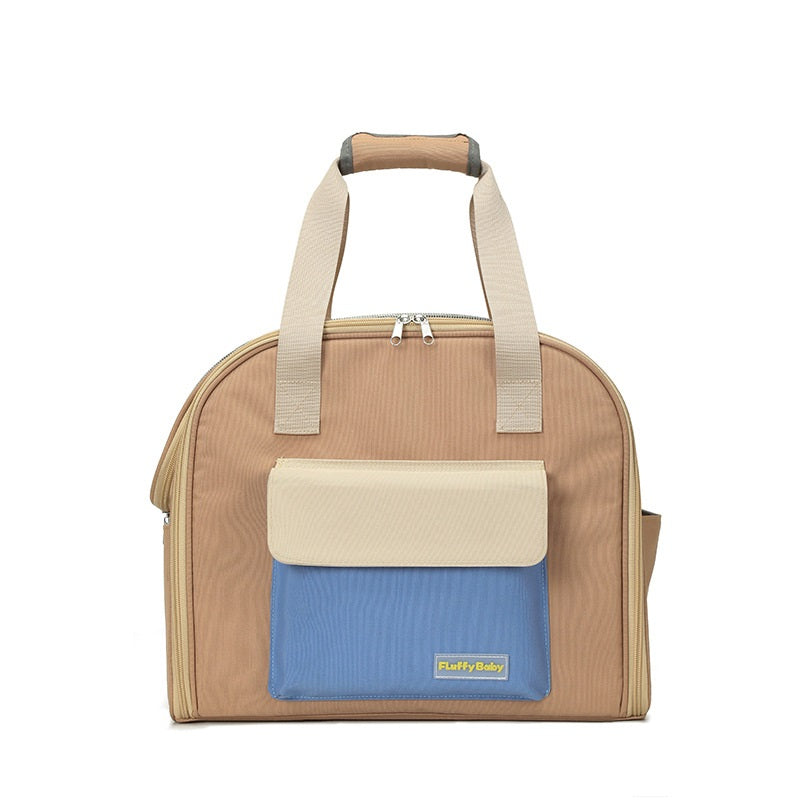Expandable Pet Carrier Bag with Breathable Mesh Top – Zunta™