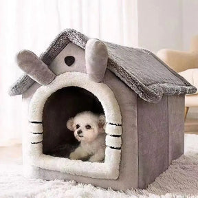 Cotton Pet House Bed in Bear-Inspired Style – CubHaven™