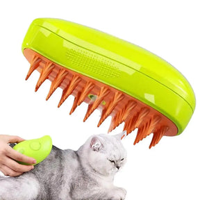 3-in-1 Steam Pet Grooming Brush for Dogs & Cats – Steamly™