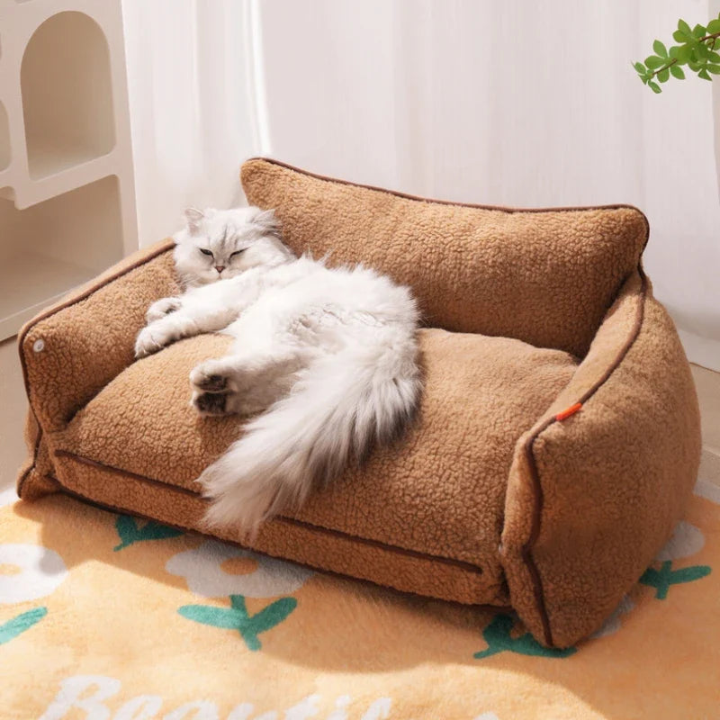 Cotton Pet Sofa Bed with Hand-Wash Care – Kenels