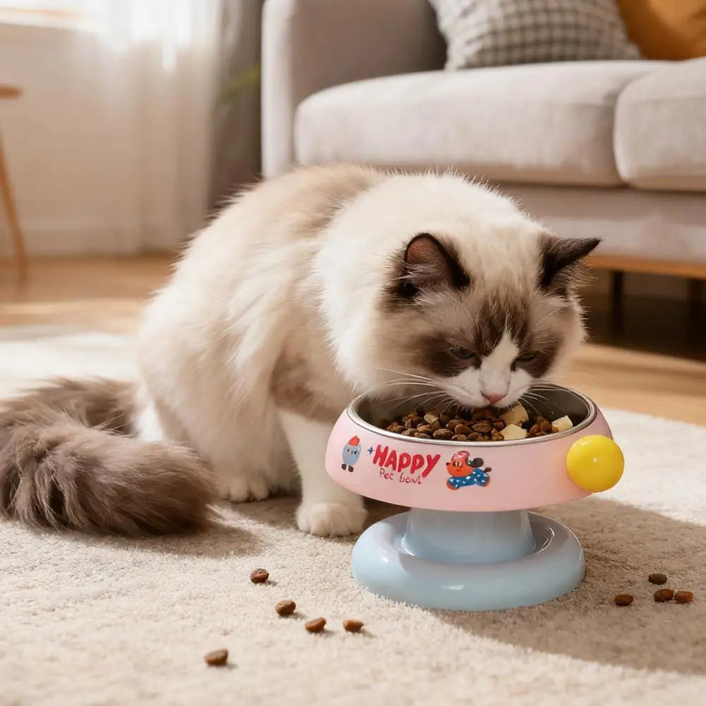 Elevated Pet Bowl for Dogs & Cats with Stainless Steel Insert – Nooka™