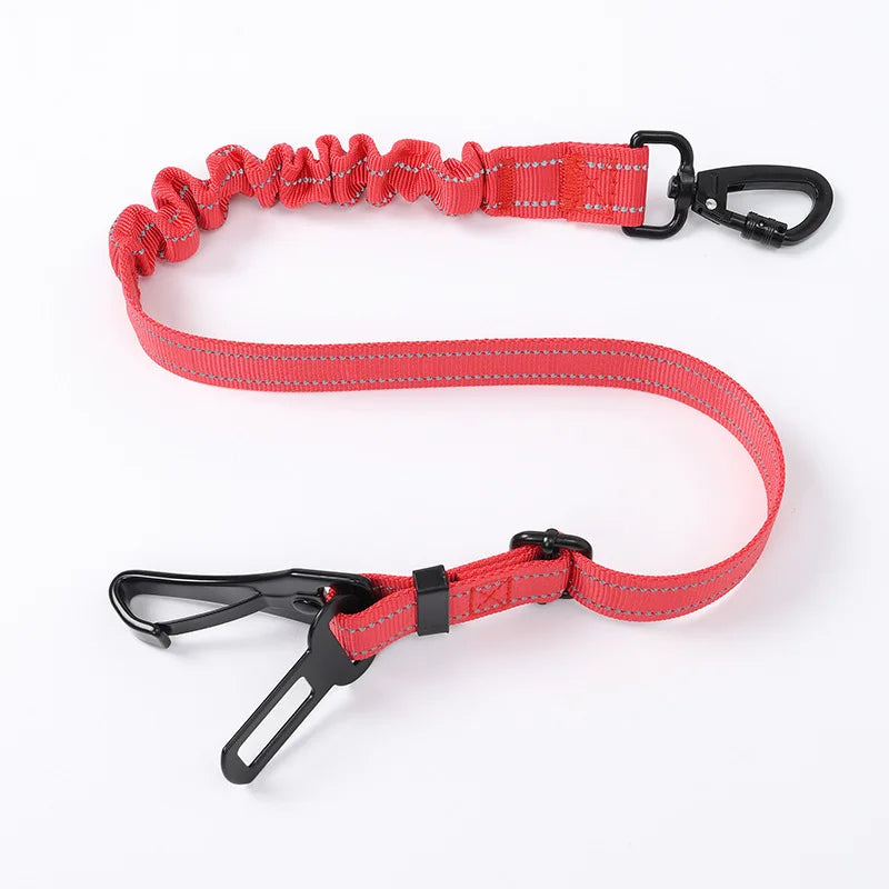 Adjustable 2-in-1 Pet Car Safety Belt with ISOFIX Hook – Latchly™