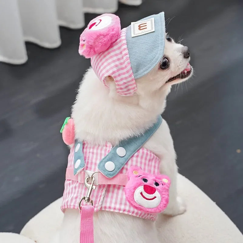 Dog Collar & Leash Set with Matching Hat – Zippa™