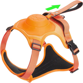 Retractable Dog Harness & Leash Set with Adjustable Straps – Retrako™