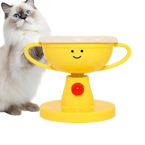 Adjustable Elevated Pet Bowl with Non-Slip Base for Dogs & Cats – Vertiko™
