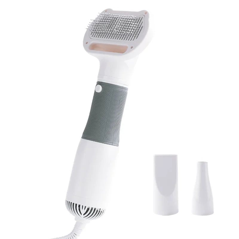 3-in-1 Pet Hair Dryer with Interchangeable Brush Heads – Drynn™