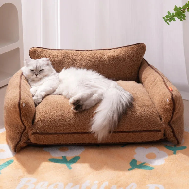 Cotton Pet Sofa Bed with Hand-Wash Care – Kenels