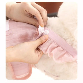 Adjustable Female Dog Diaper Onesie for Heat Cycle – Blossomly™