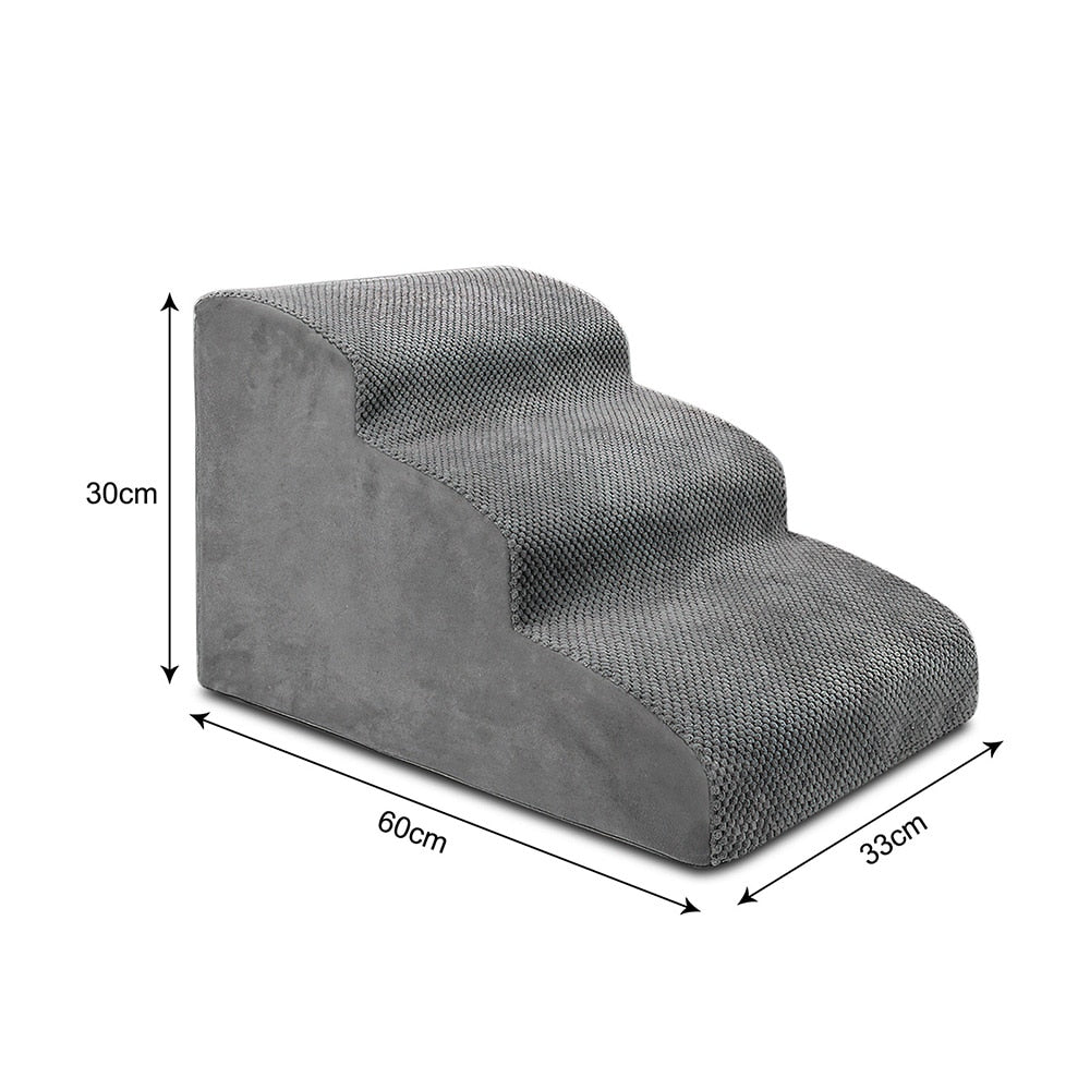 Non-Slip Memory Foam Pet Stairs for Dogs & Cats – Klimbo™