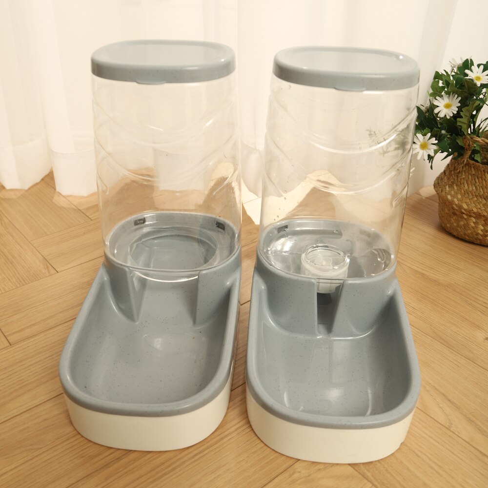 Vertical Pet Feeder & Water Dispenser with Anti-Spill Design – Vertiflow™