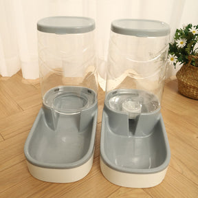 Vertical Pet Feeder & Water Dispenser with Anti-Spill Design – Vertiflow™