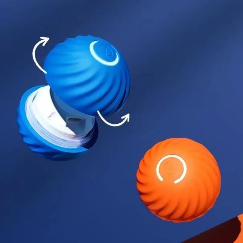 USB Rechargeable Automatic Rolling Fetch Ball Toy for Pets – Rovetta™