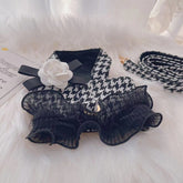 Classic Black Polyester Collar & Leash Set for Dogs – Larno™