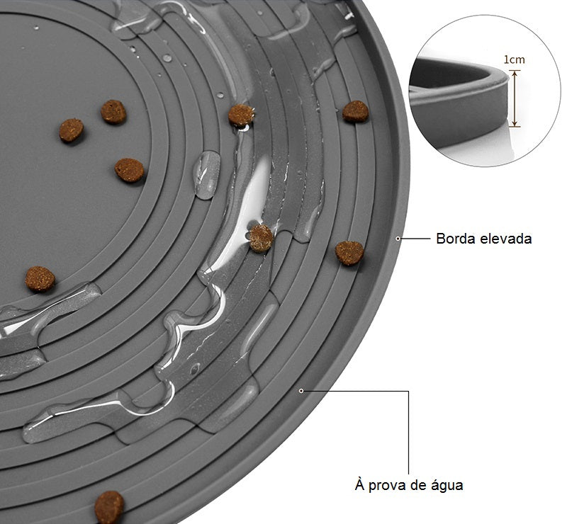 Silicone Pet Feeding Mat – Round, Non-Slip Design – Silvex™