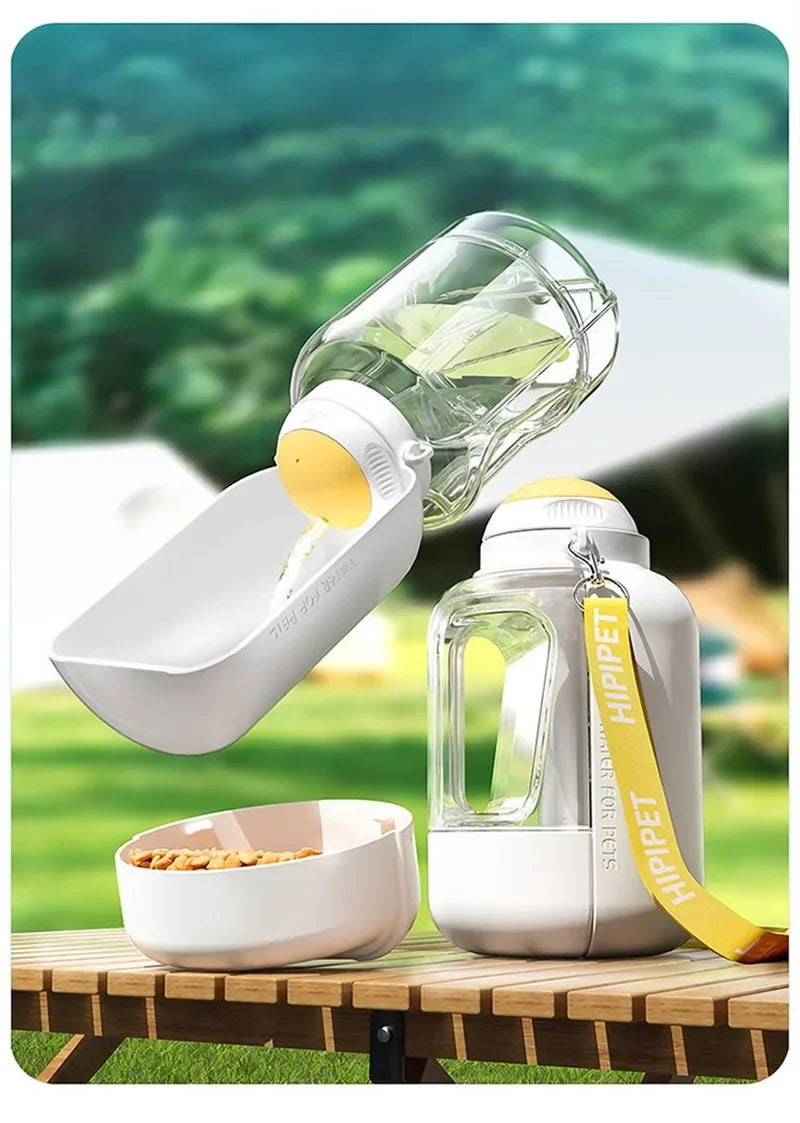 Portable Pet Water & Food Bottle – Hydraw™