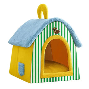 Pet House Bed with Removable Cover & Machine-Washable Design – EverNest™