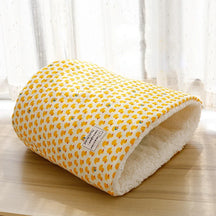 Cotton Sleeping Bag Style Pet Bed with Cave Design – Ravlo™