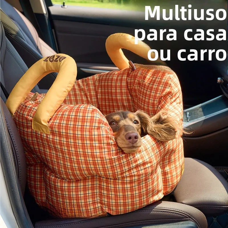 3-in-1 Pet Carrier, Car Seat & Bed with Safety Belt – CozyTrio™
