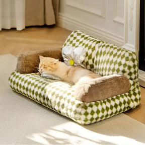 Pet Sofa Bed with Removable Cover & Pillow – Lilipit