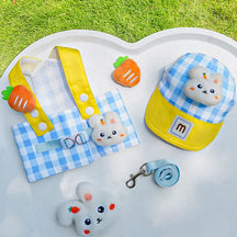 Collar, Leash & Bunny Bubble Hat Set for Pets – Bunnix™