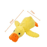 Plush Duck Pet Toy – Soft Wool Stuffed Chew Toy – Quacko™