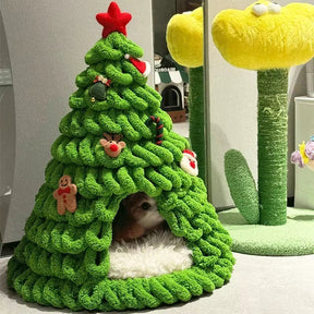 Christmas Tree Pet Cave Bed DIY Decorating Kit – MerryNook™