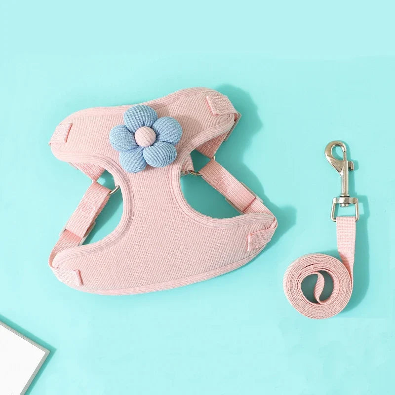 Soft Polyester Collar & Leash Set for Dogs & Cats – Corda™