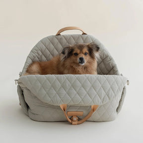Luxury Pet Carrier Bag with Shoulder Strap & Car Seat Use – LuxTote™