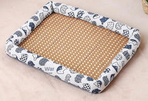 Woven Wicker Pet Bed with Waterproof Non-Slip Base – Vikane™