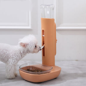 2-in-1 Anti-Spill Pet Food & Water Bowl Dispenser – Fogwell™