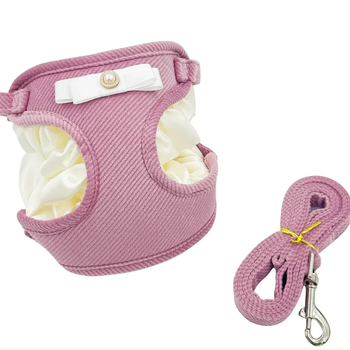 Satin Dog Collar & Leash Set for Small to Medium Dogs – SatinTail™