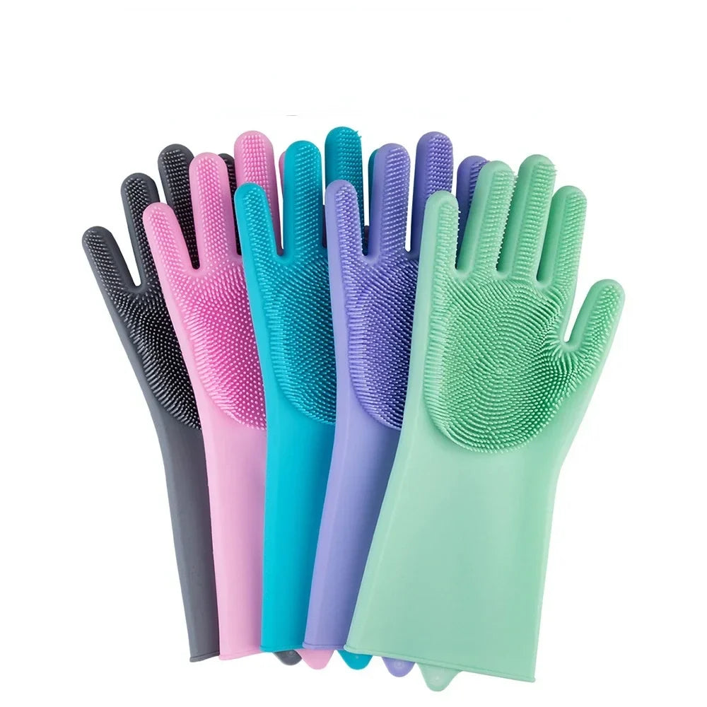 Silicone Pet Bathing Glove for Dogs & Cats – PawMitt™