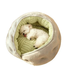 Cozy Cotton Nest Pet Bed with High Rim for Dogs & Cats – Hearthly™