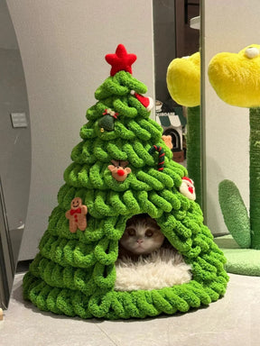 Christmas Tree Pet Cave Bed DIY Decorating Kit – MerryNook™