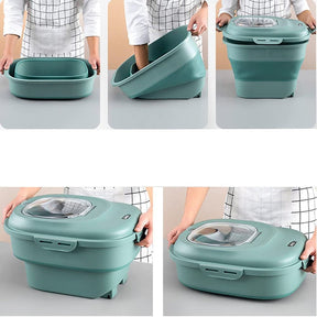 Foldable Airtight Pet Food Storage Container – Grainkeep™