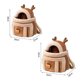 Kangaroo Pouch Pet Carrier with Hood – Kanvo™