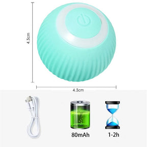 Self-Rolling Automatic Ball Pet Toy with USB Charging – Zumio™