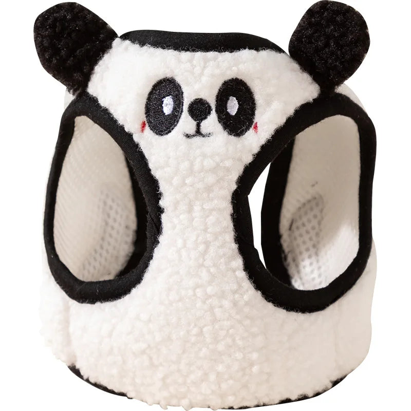 Bear & Panda Print Pet Collar & Leash Set – Pandly™