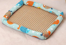 Woven Wicker Pet Bed with Waterproof Non-Slip Base – Vikane™
