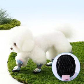 Reflective Non-Slip Dog Shoes with Waterproof Soles – NightPaw™