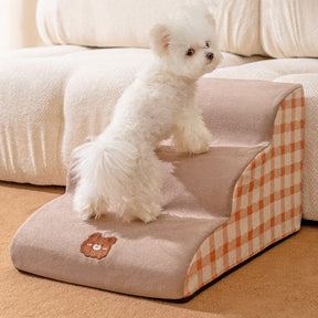 Non-Slip Foam Pet Stairs for Dogs & Cats – Steppaw™