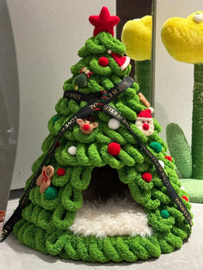 Christmas Tree Pet Cave Bed DIY Decorating Kit – MerryNook™